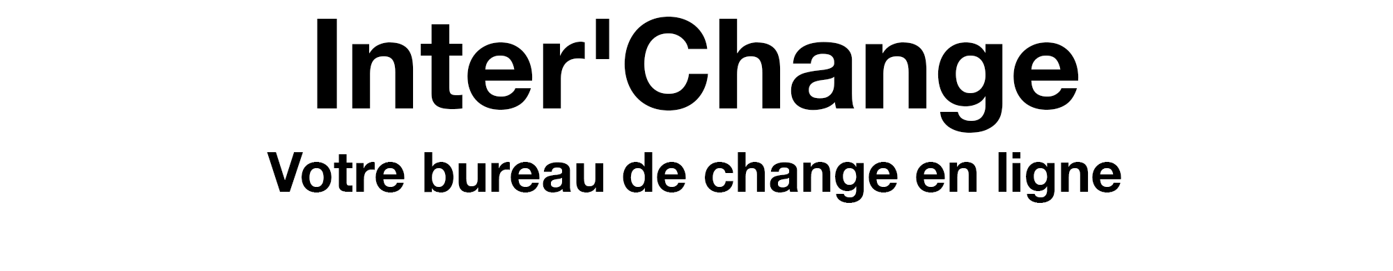Inter'Change Votre bureau de change en ligne
